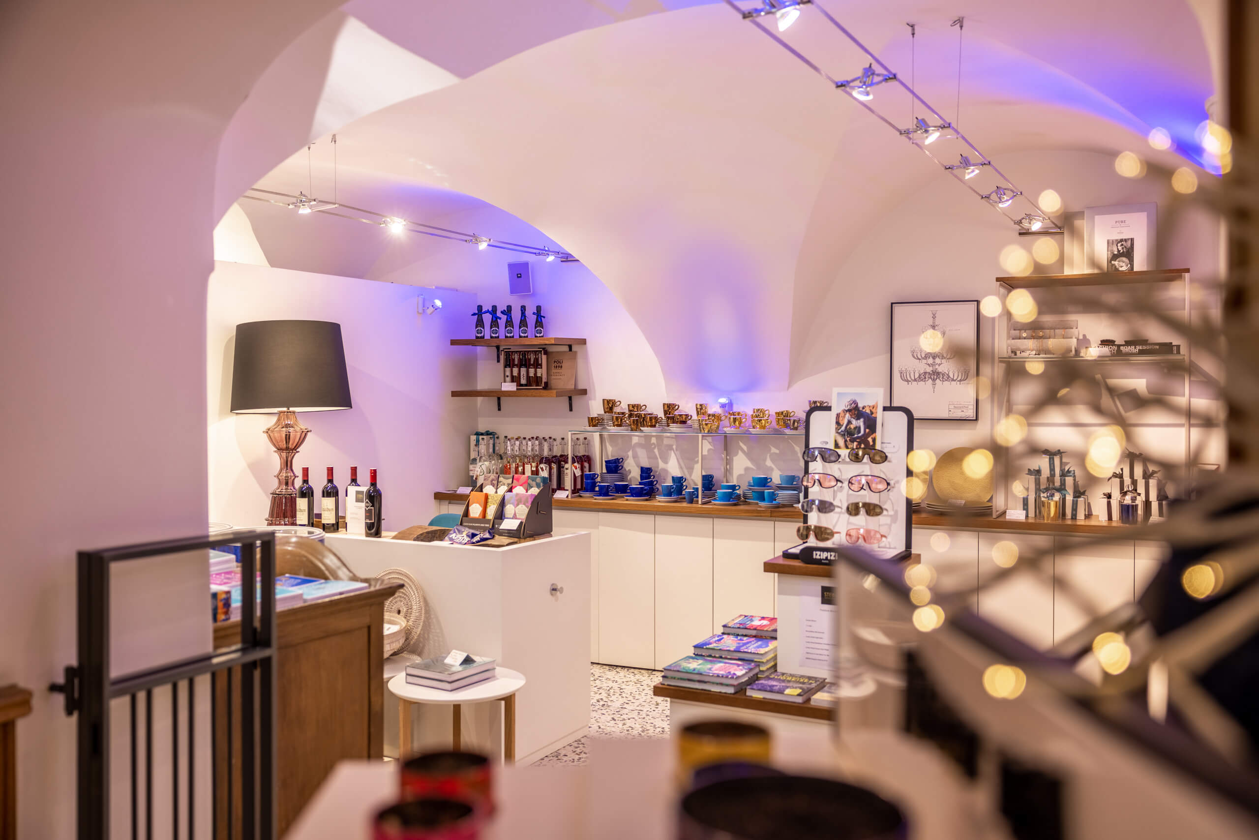 Concept Store mit hochwertigen Produkten im Hotel Stein Salzburg.